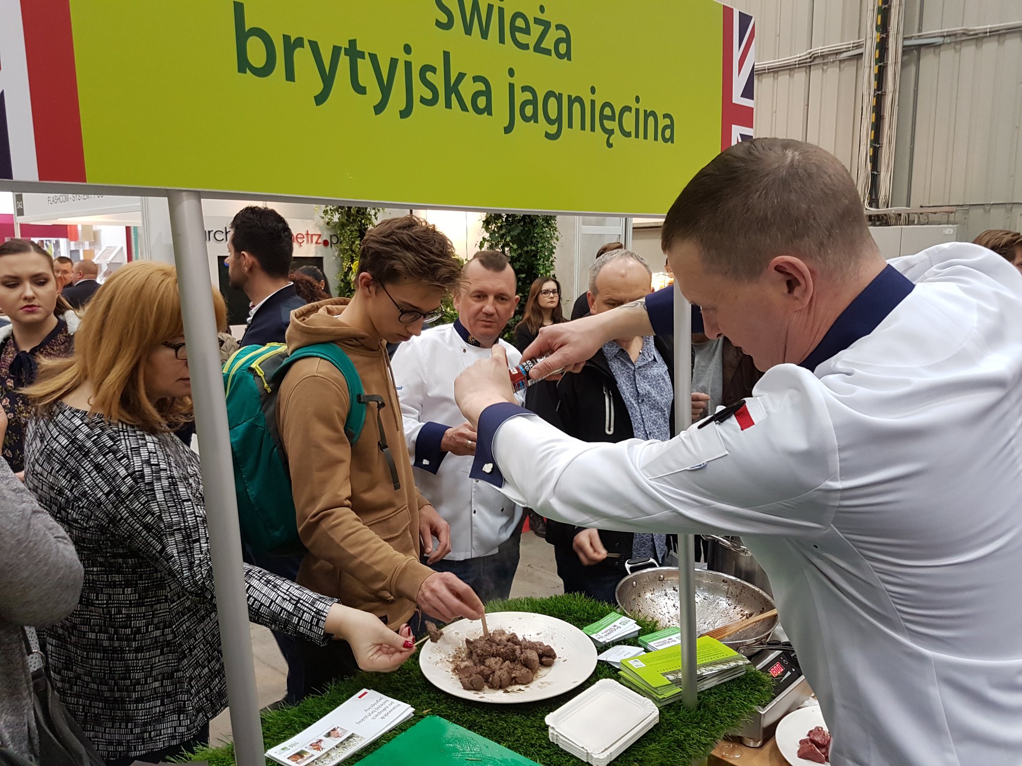 Konkurs z brytyjską jagnięciną Roberta Sowy podczas targów Eurogastro